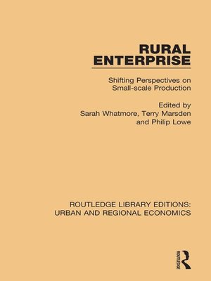 cover image of Rural Enterprise